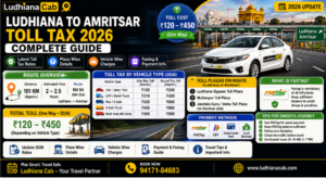 Ludhiana to Amritsar Toll Tax