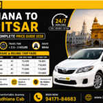 Ludhiana to Amritsar Cab Fare